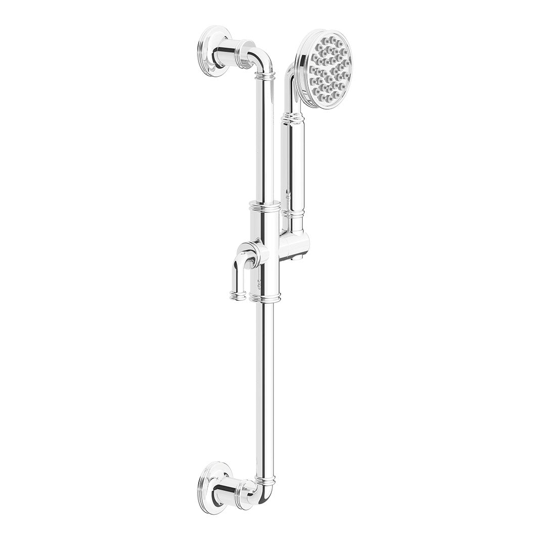 Franz Viegener - FV128/K3-PC - Slidebar With Handshower Assembly And Elbow - Polished Chrome