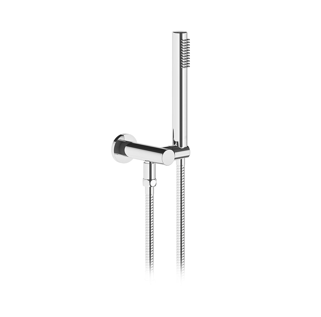 Franz Viegener - FV131/J2-PC - Hand Shower Assembly All In One Swivel Holder And Water Supply - Polished Chrome