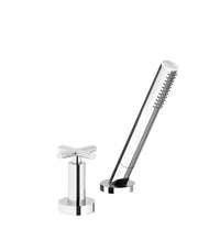 Franz Viegener - FV133/590-PC - Deck Mounted Roman Diverter Valve And Handshower Assembly - Polished Chrome