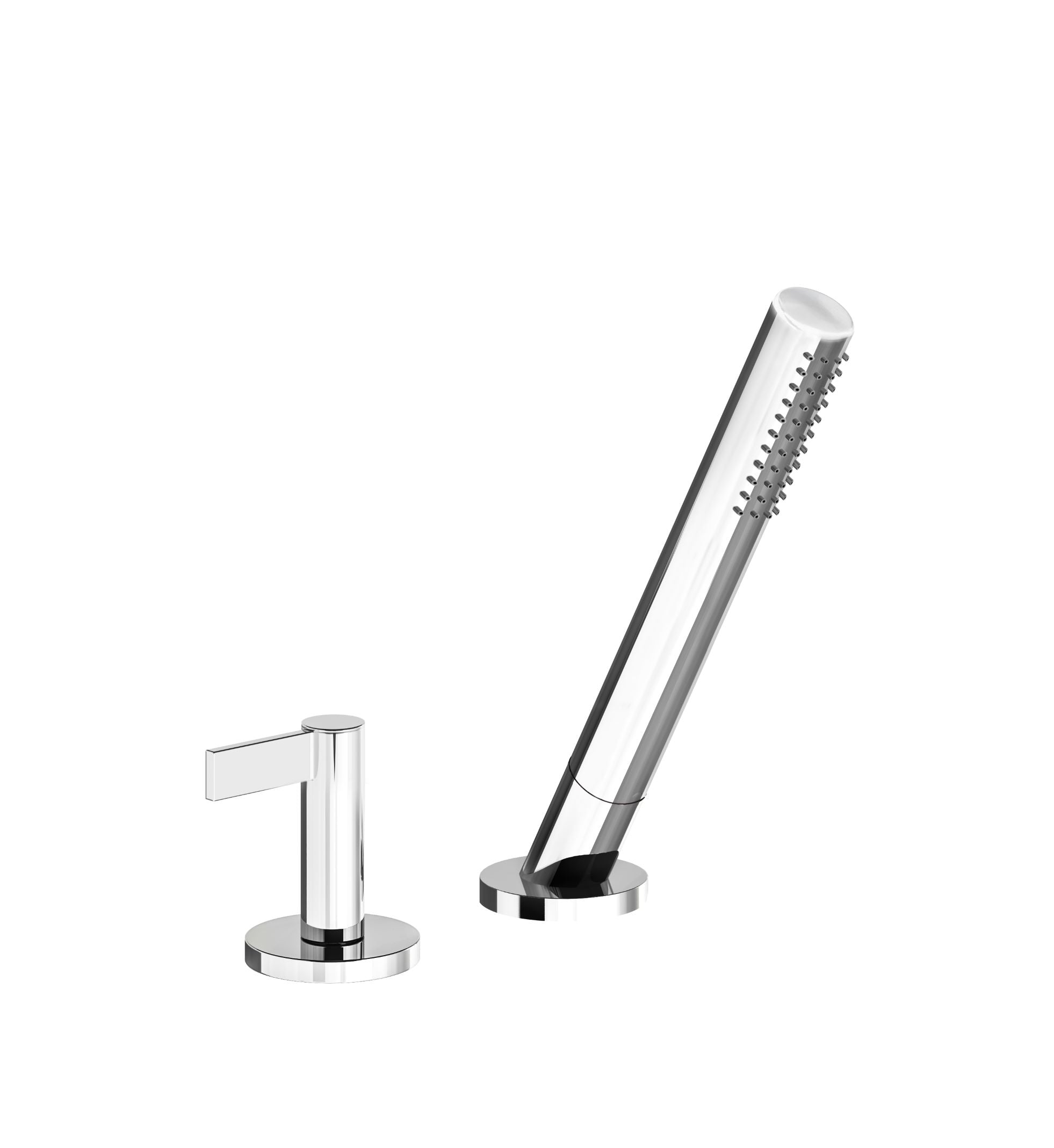 Franz Viegener - FV133/J2L0-PC - Deck Mounted Roman Diverter Valve And Handshower Assembly - Polished Chrome