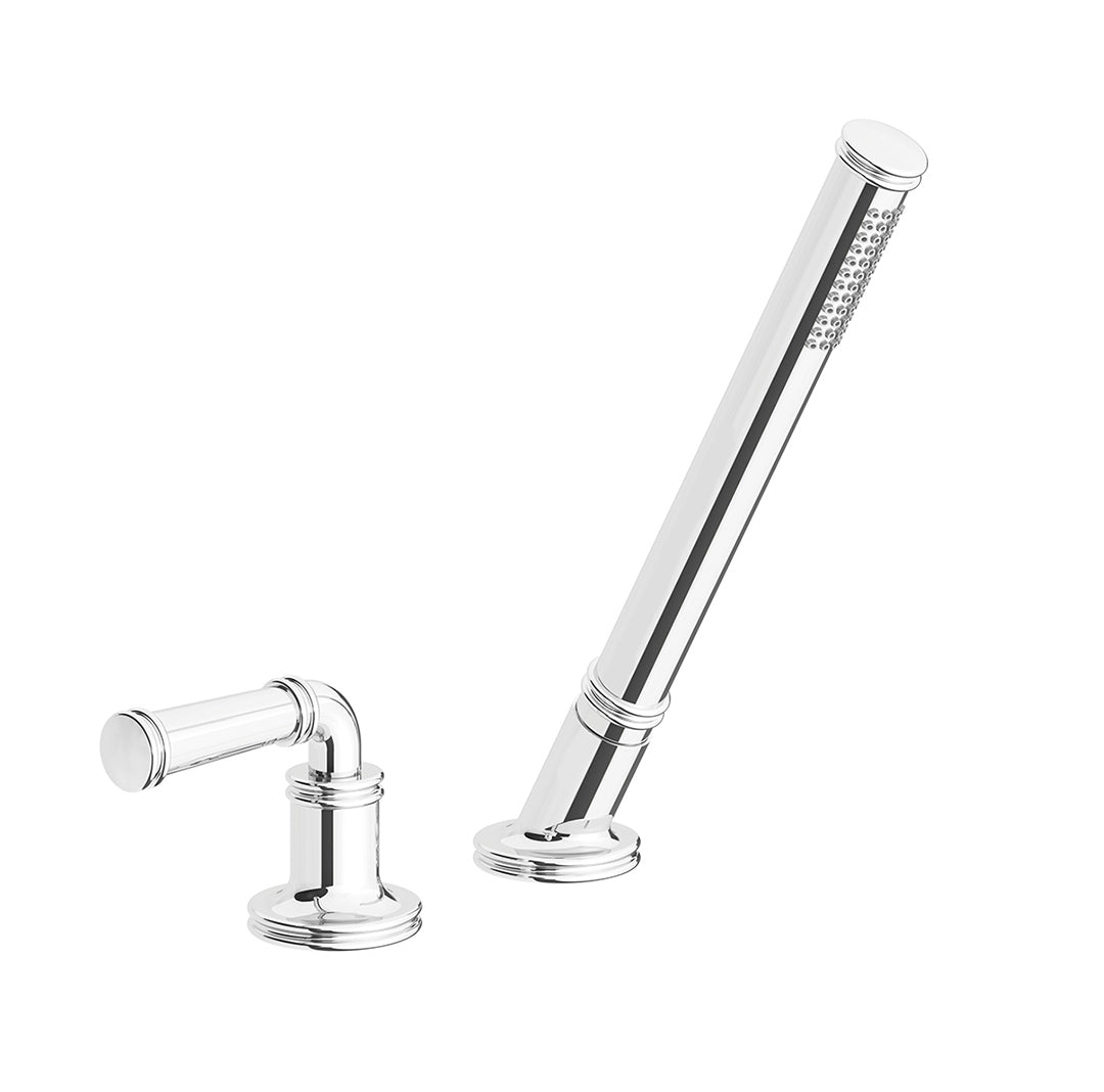 Franz Viegener - FV133A/K30-PC - Deck Mounted Roman Diverter Valve And Handshower Assembly - Polished Chrome