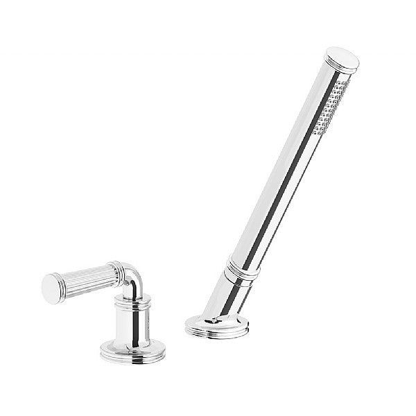 Franz Viegener - FV133A/K3H0-PC - Deck Mounted Roman Diverter Valve And Handshower Assembly - Polished Chrome