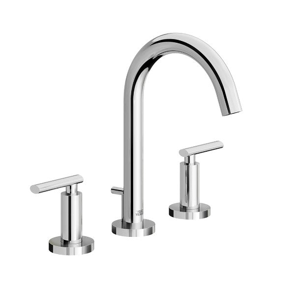 Franz Viegener - FV201/59L-PC - Widespread Lavatory Faucet With Pop-Up Drain Assembly - Polished Chrome