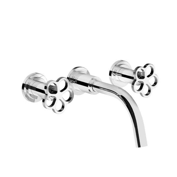 Franz Viegener - FV203/J10-PC - Wall-Mounted Lavatory Faucet, Less Drain Assembly, Trim Only - Polished Chrome