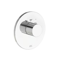 Franz Viegener - FV217R0-PC - Thermostatic Wall Valve, Rings Cylinder Handle Trim Only - Polished Chrome