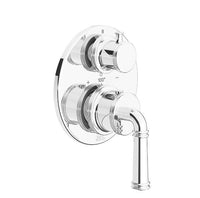 Franz Viegener - FV247/K30-PC - Thermostatic Wall Valve With Three Outlets - Trim Only - Polished Chrome