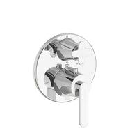 Franz Viegener - FV247/K40-PC - Thermostatic Wall Valve With Three Outlets - Trim Only - Polished Chrome