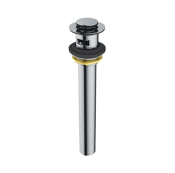 Franz Viegener - FV24802-PC - Push Down Pop-Up With Overflow, With Extra Long Tallpiece - Polished Chrome