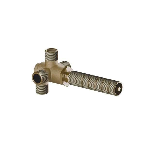 Franz Viegener - FV680BASE - 1/2" Wall Diverter Rough-In Valve Only - 3 Port Outlet (Can Be Converted To A 2 Port By Changing A Washer) - N/A