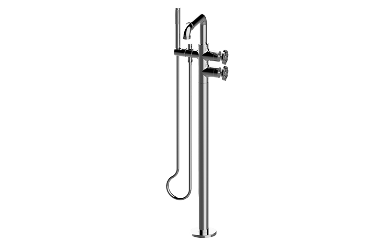 Graff - Floor-Mounted Tub Filler - Warm Bronze PVD - G-11354-C18B-WB