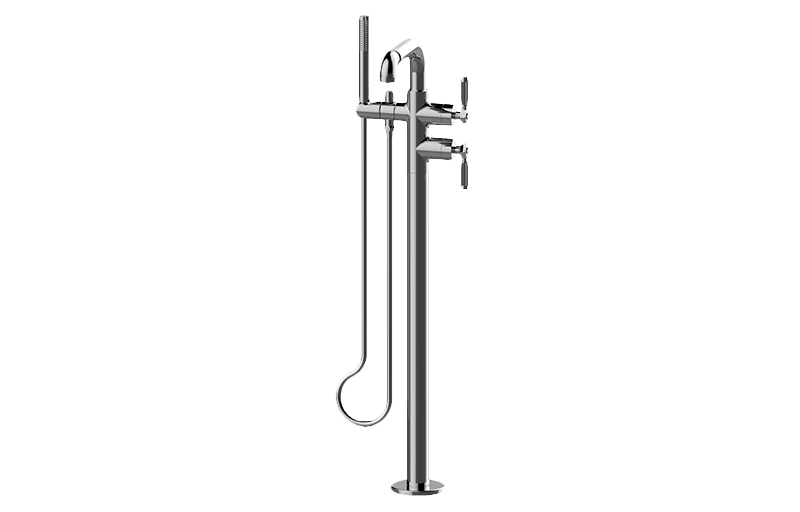 Graff - Floor-Mounted Tub Filler - Warm Bronze PVD - G-11354-LM56B-WB