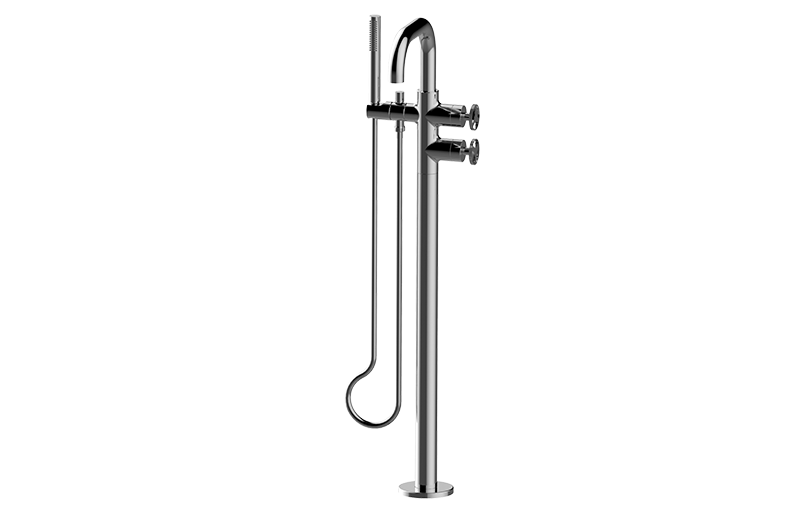 Graff - Harley Floor-Mounted Tub Filler - Warm Bronze PVD - G-11454-C19B-WB-T