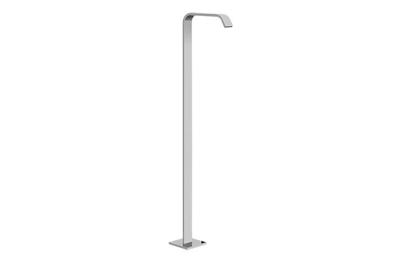 Graff - Immersion Floor-Mounted Tub Filler - Spout Only Length:53" Width:18" Height:8" - Warm Bronze PVD - G-2353-WB-T