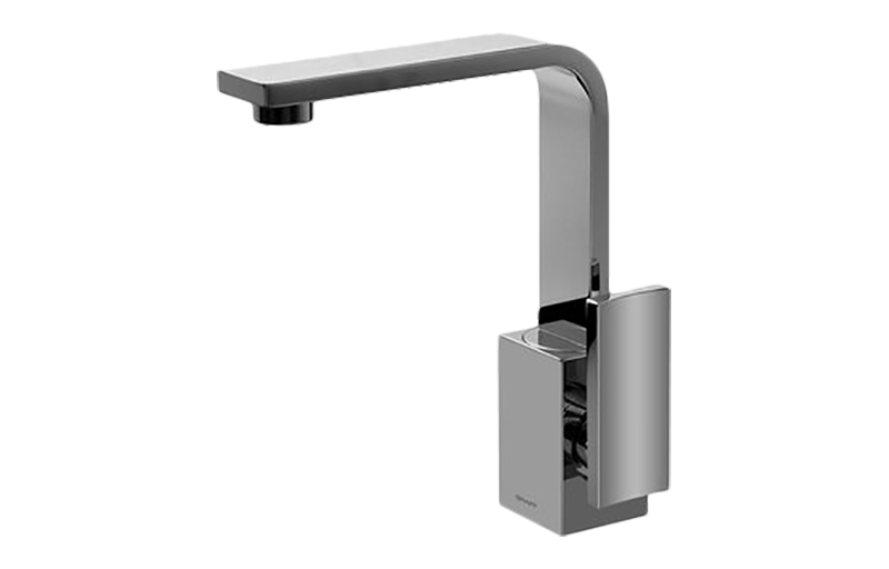 Targa Lavatory Faucet in Multiple Finishes Length:18" Width:12" Height:4"