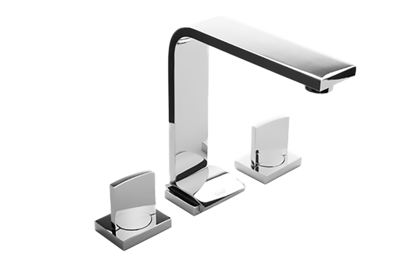Targa Widespread Lavatory Faucet in Multiple Finishes Length:18" Width:12" Height:4"