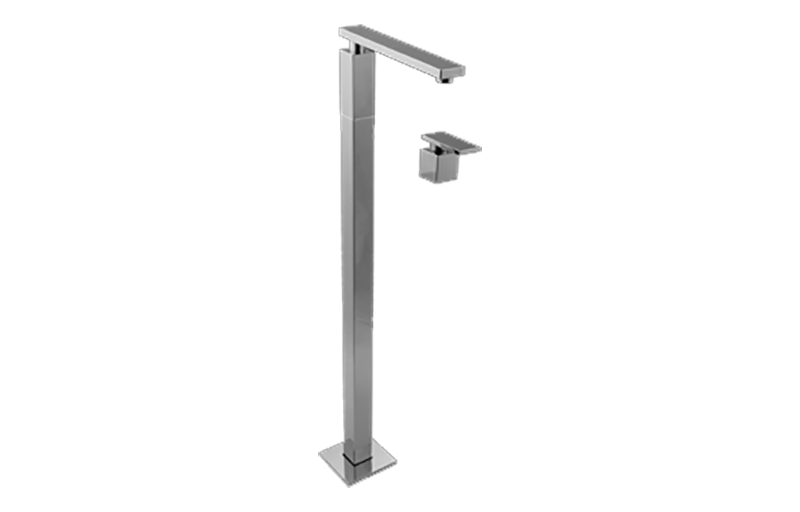 Graff - Solar Floor-Mounted Tub Filler  - Warm Bronze PVD - G-3752-LM31-WB