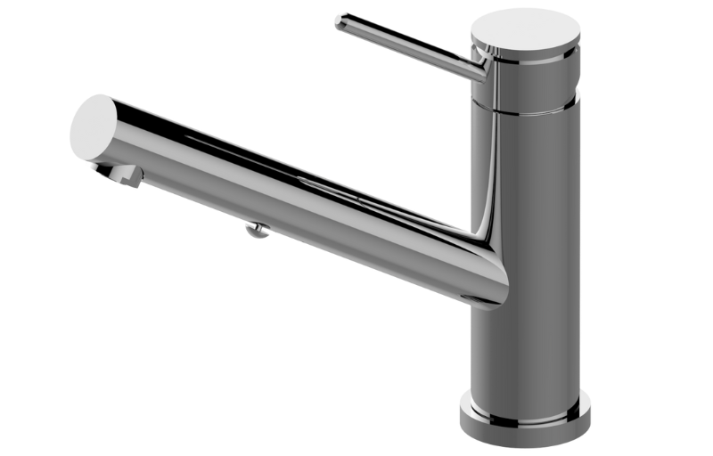 M.E. Pull-Out Kitchen Faucet in Multiple Finishes Length:22" Width:7" Height:4"