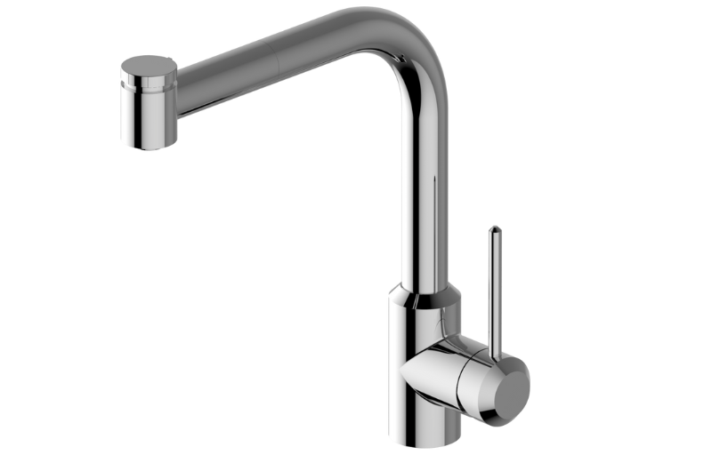 M.E. Pull-Out Kitchen Faucet in Multiple Finishes Length:21" Width:7" Height:4"