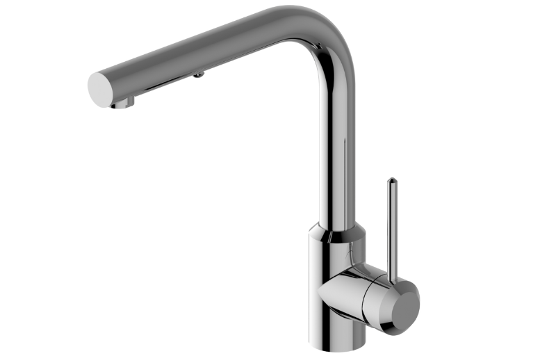 M.E. Pull-Out Kitchen Faucet in Multiple Finishes Length:21" Width:7" Height:4"