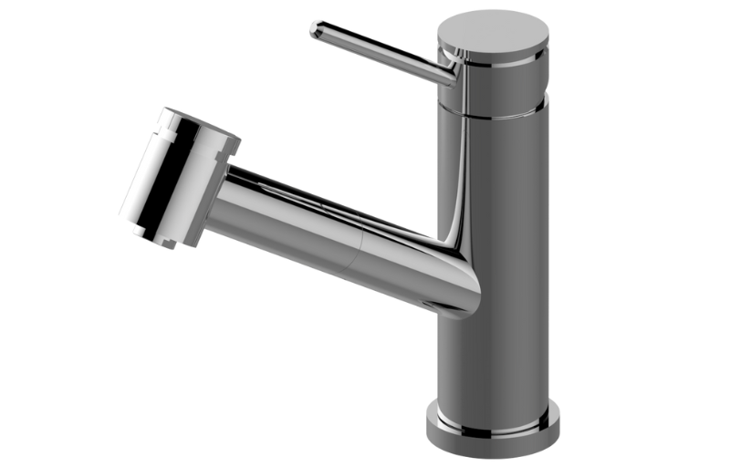 M.E. Pull-Out Bar/Prep Faucet in Multiple Finishes Length:21" Width:7" Height:4"