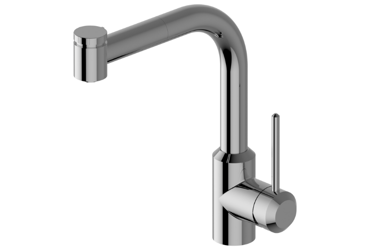 M.E. Pull-Out Bar/Prep Faucet in Multiple Finishes Length:21" Width:7" Height:4"