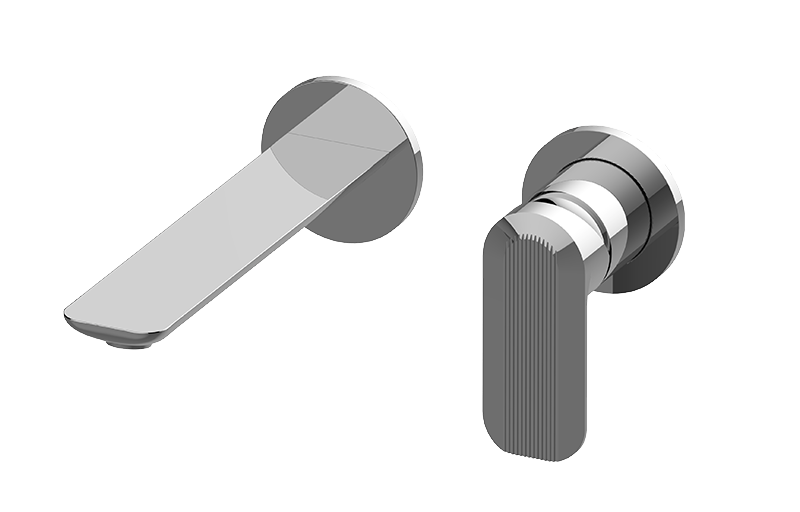 Sento Wall-Mounted Lav Faucet w/Single Handle in Multiple Finishes - Maison&Co.