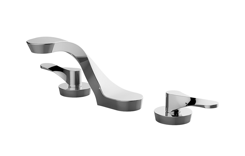 Ametis Widespread Lavatory Faucet in Multiple Finishes Length:18" Width:12" Height:4"