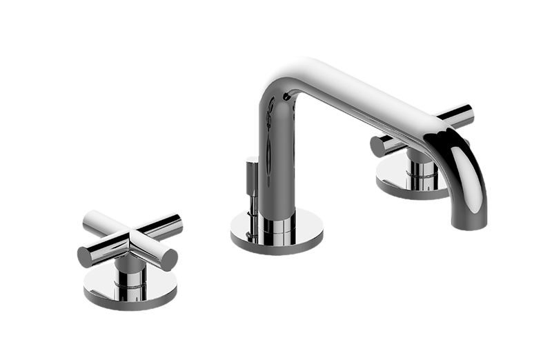Terra Widespread Lavatory Faucet in Multiple Finishes Length:18" Width:12" Height:4"