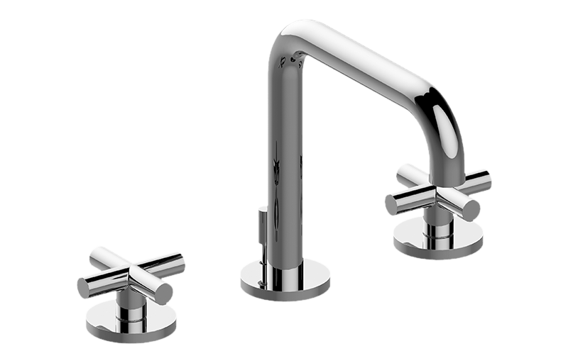 Terra Widespread Lavatory Faucet w/Cross Handle in Multiple Finishes