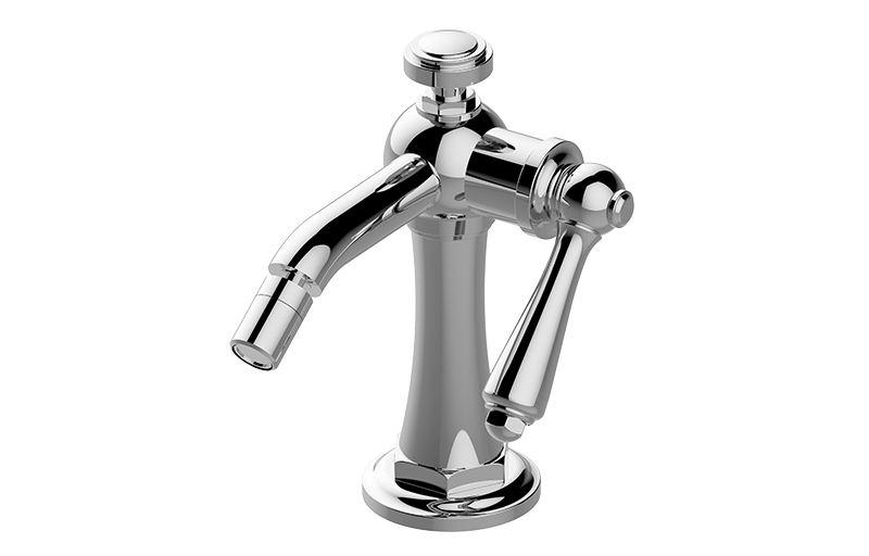 Camden Single Hole Bidet Faucet in Multiple Finishes Length:14" Width:8" Height:8"