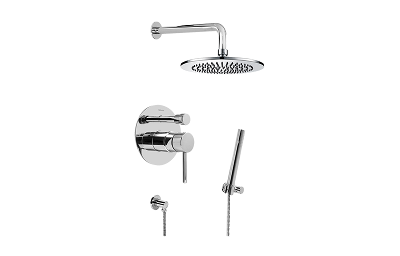 M.E./M.E. 25 Contemporary Pressure Balancing Shower Set (Rough & Trim) in Multiple Finishes