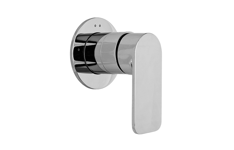 Sento Transfer Valve Trim Plate and Handle in Multiple Finishes Length:4" Width:7" Height:3"