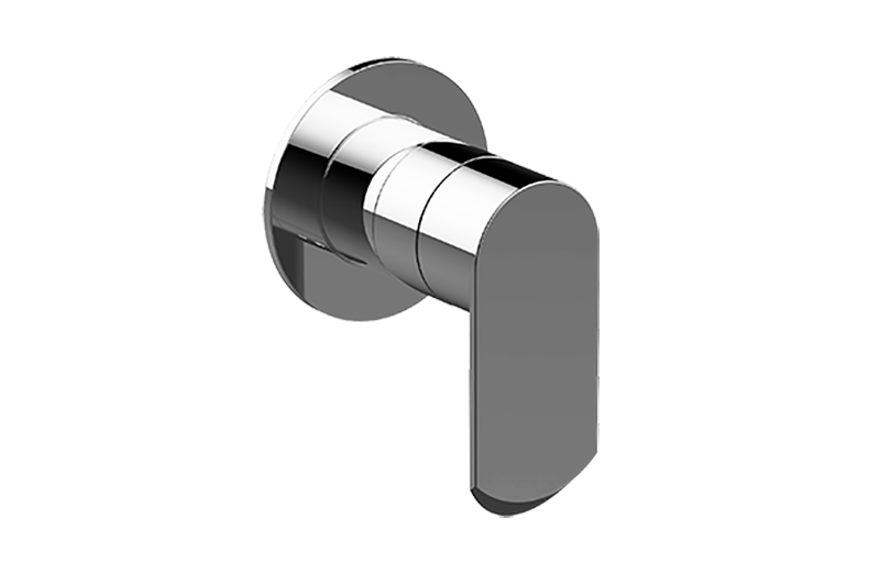 Phase Transfer Valve Trim Plate and Handle in Multiple Finishes Length:4" Width:7" Height:3"