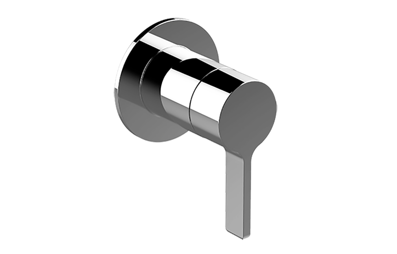 Graff - Terra Transfer Valve Trim Plate and Handle Length:4" Width:7" Height:3" - Architectural White - G-8064-LM46S-WT-T
