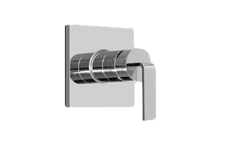 Graff - Immersion Stop/Volume Control Trim Length:4" Width:7" Height:3" - Architectural White - G-8096-LM40S-WT-T