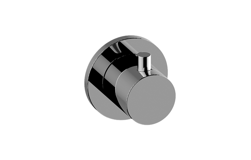 M.E./M.E. 25 M-Series Round Three-Way Diverter Valve Trim Plate and Handle  in Multiple Finishes