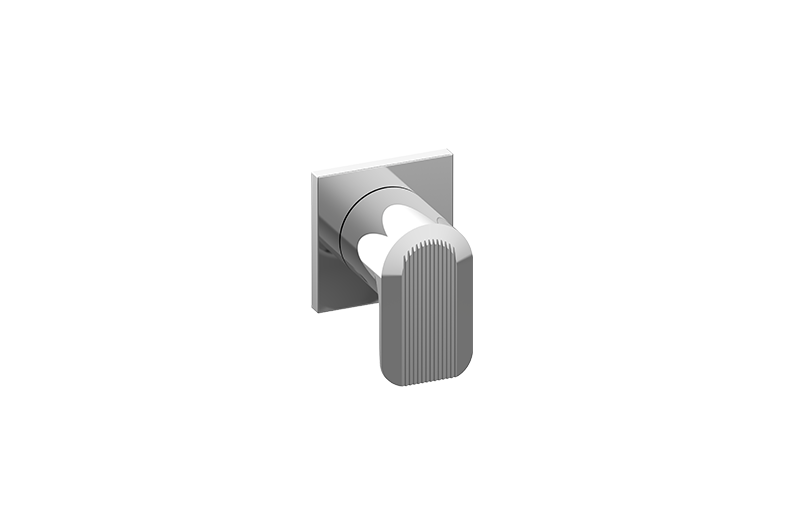 Sento M-Series Square Stop/Volume Control Trim Plate and Handle  in Multiple Finishes