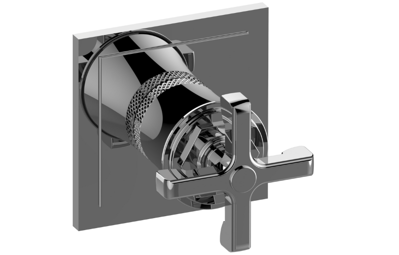 Vignola M-Series 3-Way Diverter Valve Trim with Handle in Multiple Finishes