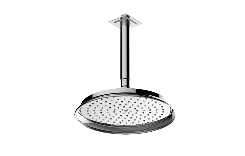 Graff - Finezza UNO/Finezza DUE Finezza Showerhead with Ceiling Arm - Warm Bronze PVD - G-8375-WB