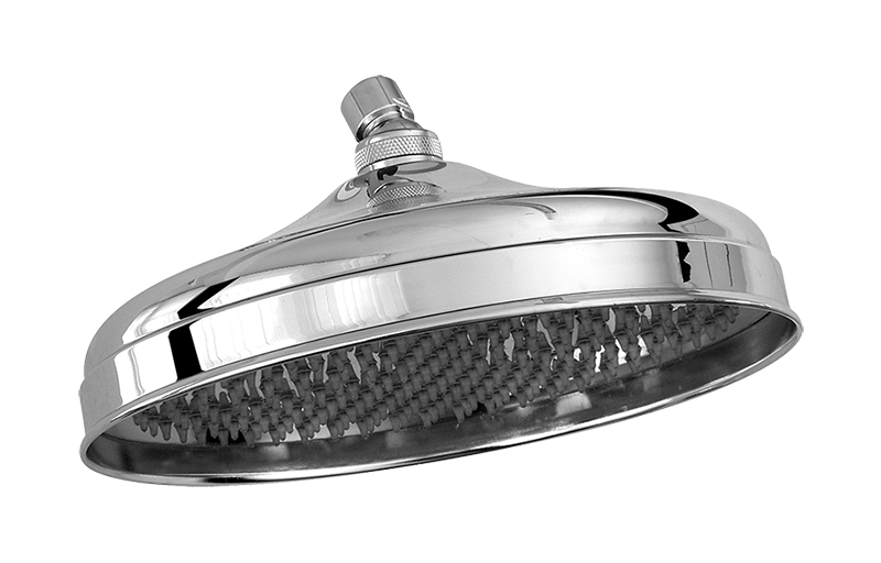 Traditional 10" Showerhead in Multiple Finishes Length:12" Width:11" Height:6"