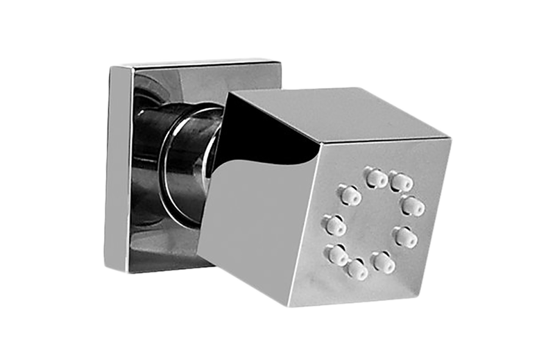 Graff - Square body Spray with Solid Brass Swivel Head - Warm Bronze PVD - G-8490-WB