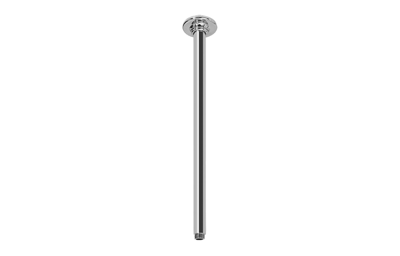 18" Ceiling Shower Arm in Multiple Finishes Length:21" Width:4" Height:4"