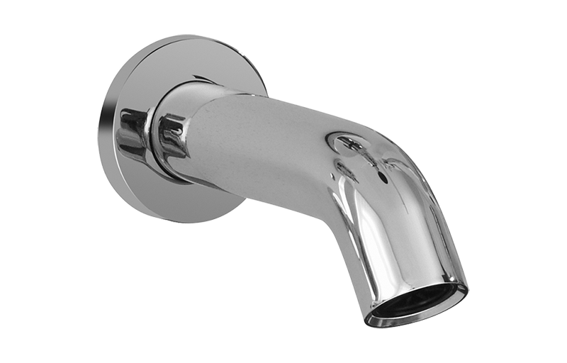 6" Contemporary Tub Spout in Multiple Finishes Length:10" Width:4" Height:4"