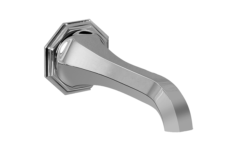 Graff - 7" Hexagonal Tub Spout - Architectural White - G-8560-WT