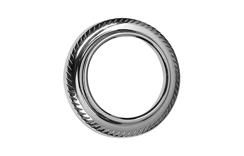 Graff - Braided Spout Ring Length:3" Width:3" Height:3" - Architectural White - G-8567-WT