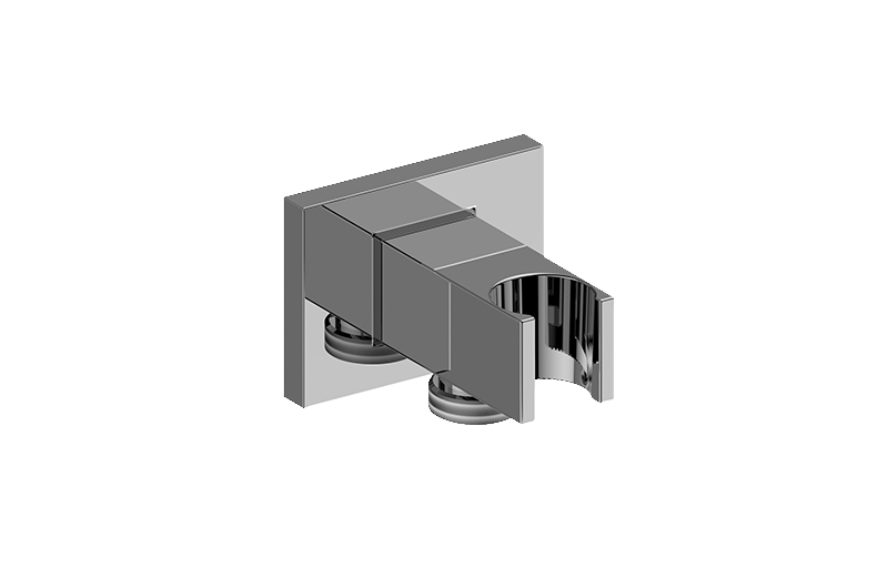 Wall bracket for handshower - square in Multiple Finishes Length:4" Width:4" Height:2"