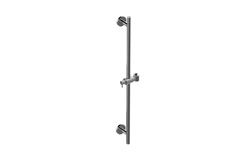 Contemporary Wall-Mounted Slide Bar in Multiple Finishes Length:35" Width:6" Height:4"