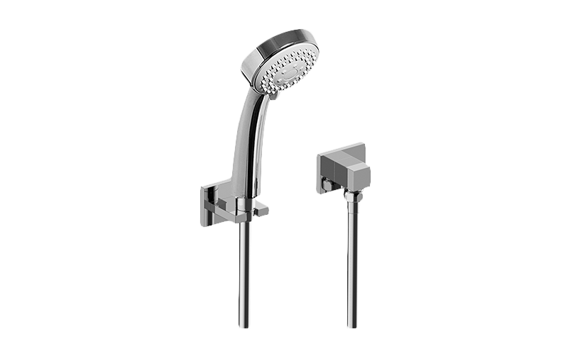 Graff - Multi-Function Round Handshower w/Wall Bracket - Polished Nickel - G-8659-PN