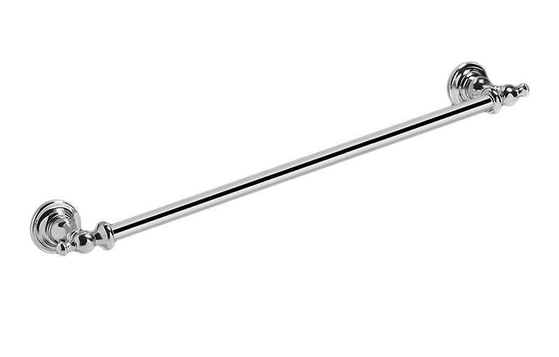 Graff - 18" Towel Bar Length:24" Width:4" Height:3" - Architectural White - G-9003-WT