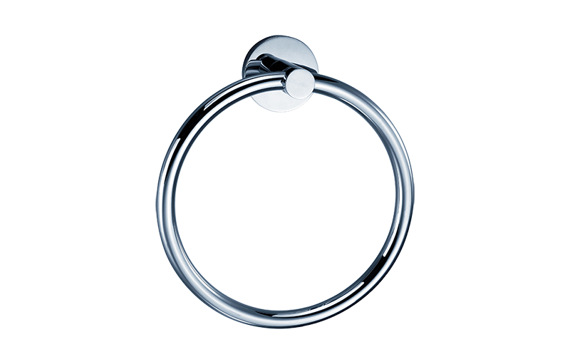 M.E./Bali Towel Ring in Multiple Finishes Length:11" Width:8" Height:3"